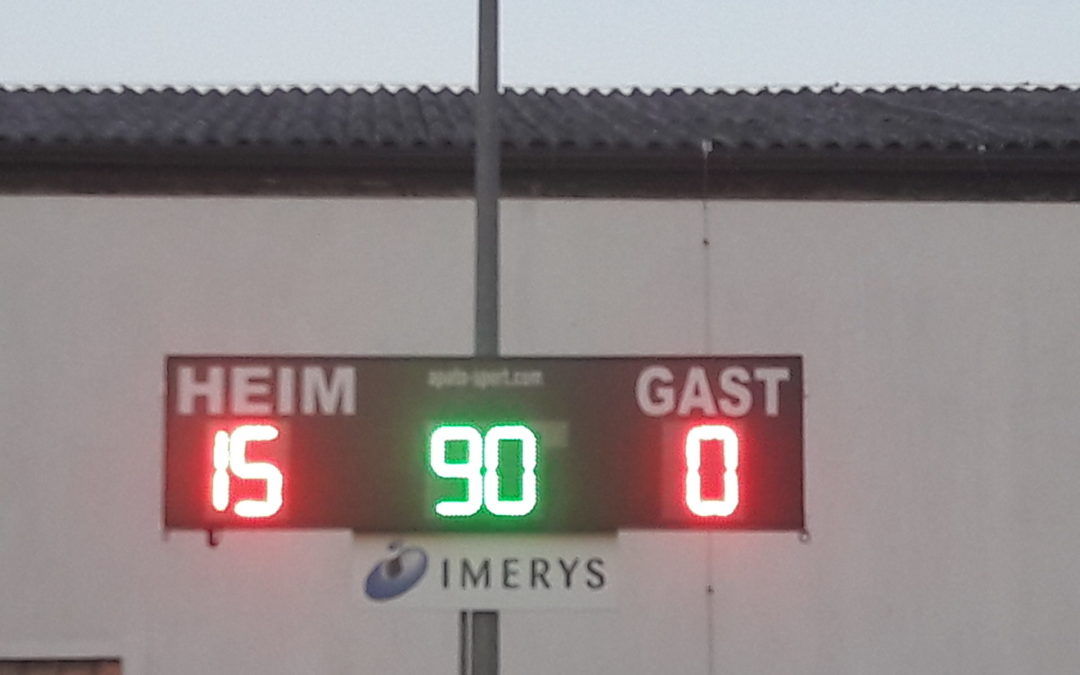 15:0 Heimsieg gegen FC Judenburg II