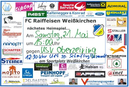 Heimspiel … Samstag 21.Mai 2022 um 15:00 Uhr gg. USV Oberzeiring