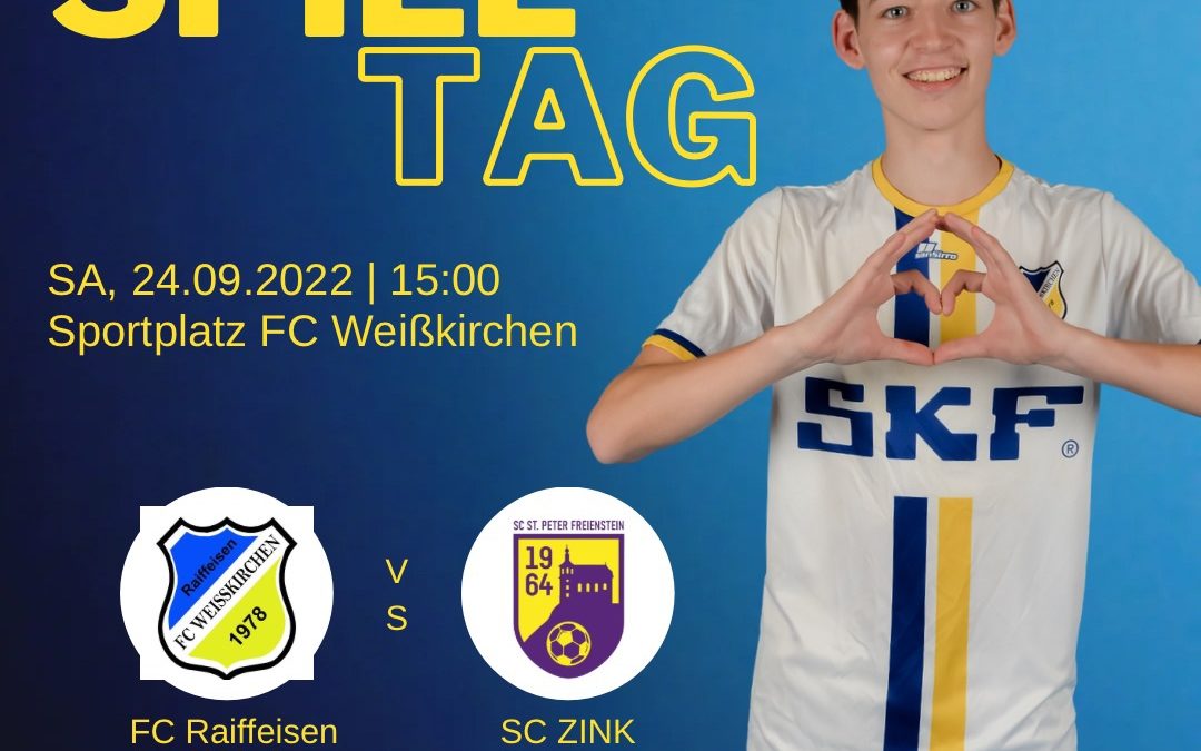 Heimspiel am Samstag 24.09. um 15:00 gegen den SC ZINK St.Peter-Freienstein
